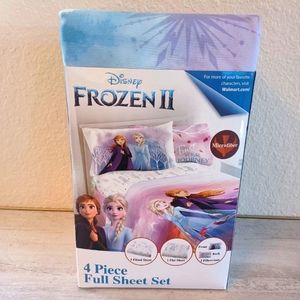 Frozen 4 piece Full Sheet Set Microfiber
